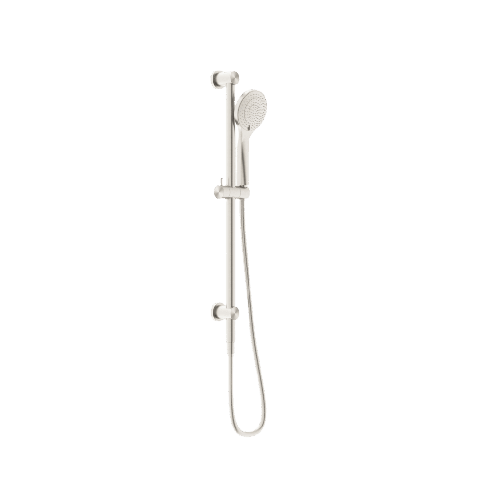 Nero Mecca Shower Rail With Air Shower Brushed Nickel | NR221905aBN