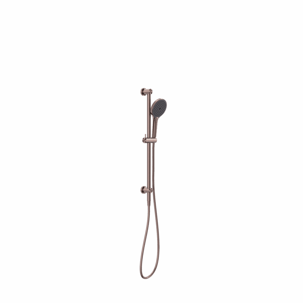 Nero Mecca Shower Rail With Air Shower Ii Brushed Bronze | NR221905GBZ