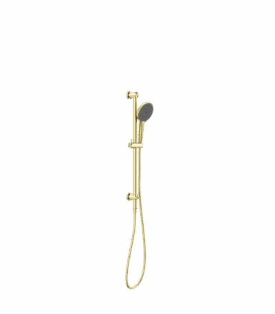 Nero Mecca Shower Rail With Air Shower Ii Brushed Gold | NR221905GBG