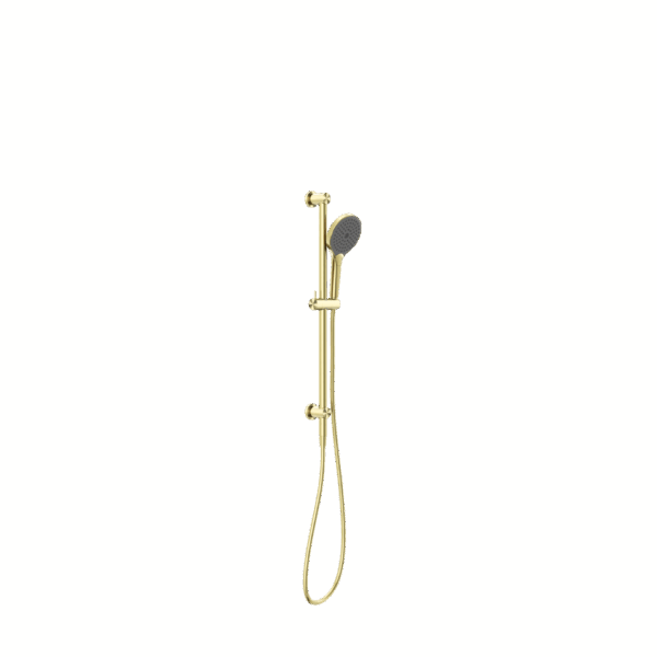 Nero Mecca Shower Rail With Air Shower Ii Brushed Gold | NR221905GBG