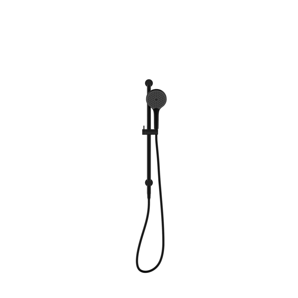 Nero Mecca Shower Rail With Air Shower Ii Matte Black | NR221905GMB