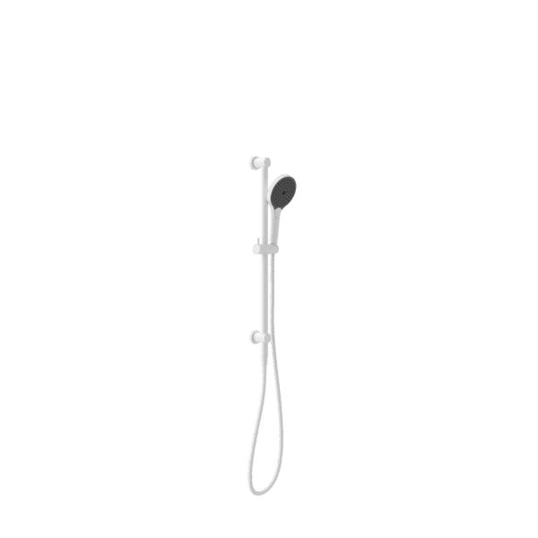 Nero Mecca Shower Rail With Air Shower Ii Matte White | NR221905GMW