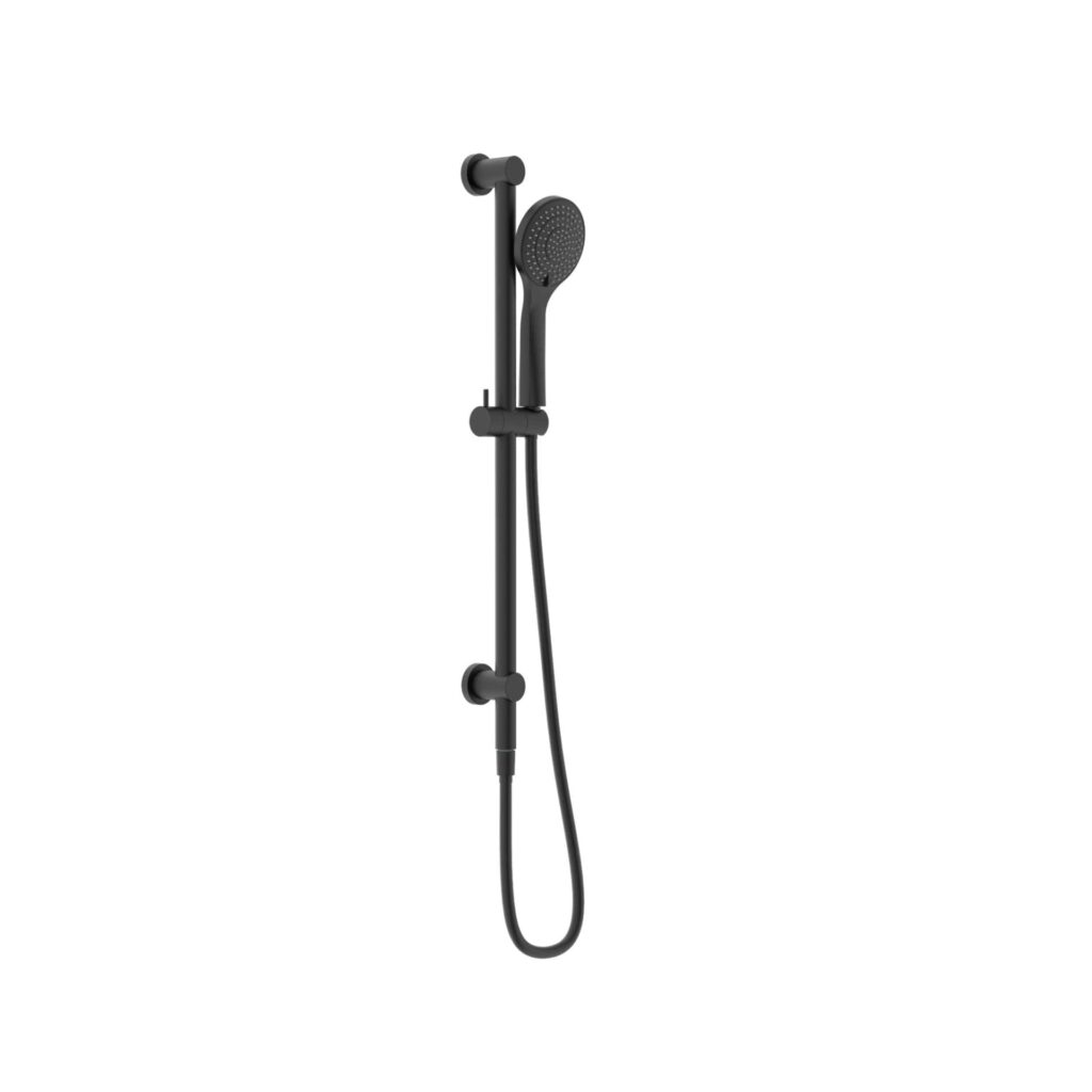 Nero Mecca Shower Rail With Air Shower Matte Black | NR221905aMB