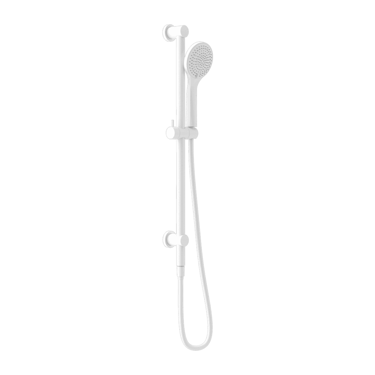 Nero Mecca Shower Rail With Air Shower Matte White | NR221905aMW