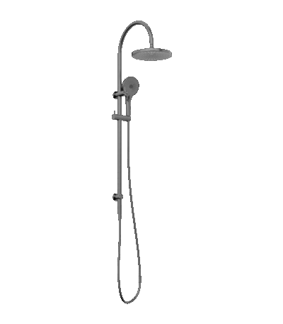 Nero Mecca Twin Shower Gun Metal | NR221905eGM