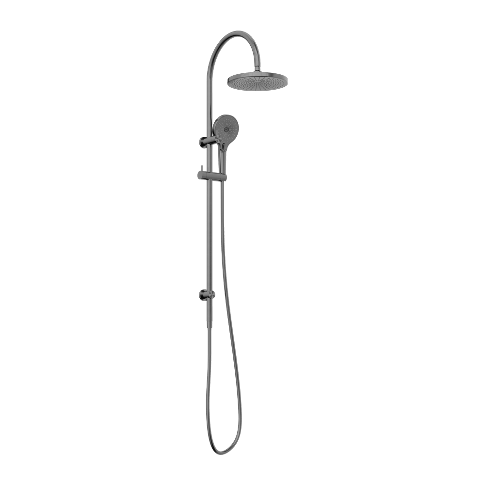 Nero Mecca Twin Shower Gun Metal | NR221905eGM