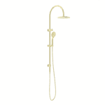 Nero Mecca Twin Shower With Air Shower Brushed Gold | NR221905bBG