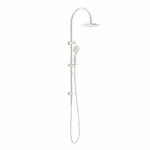 Nero Mecca Twin Shower With Air Shower Brushed Nickel | NR221905bBN