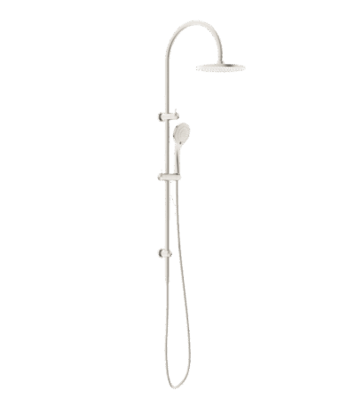 Nero Mecca Twin Shower With Air Shower Brushed Nickel | NR221905bBN