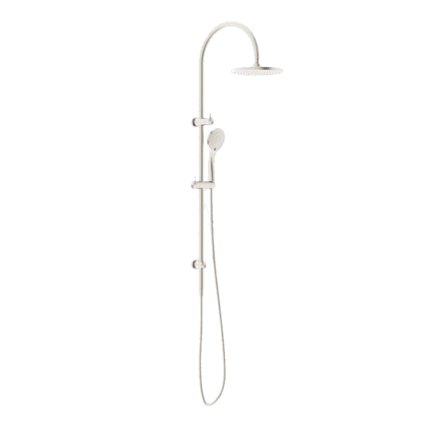 Nero Mecca Twin Shower With Air Shower Brushed Nickel | NR221905bBN