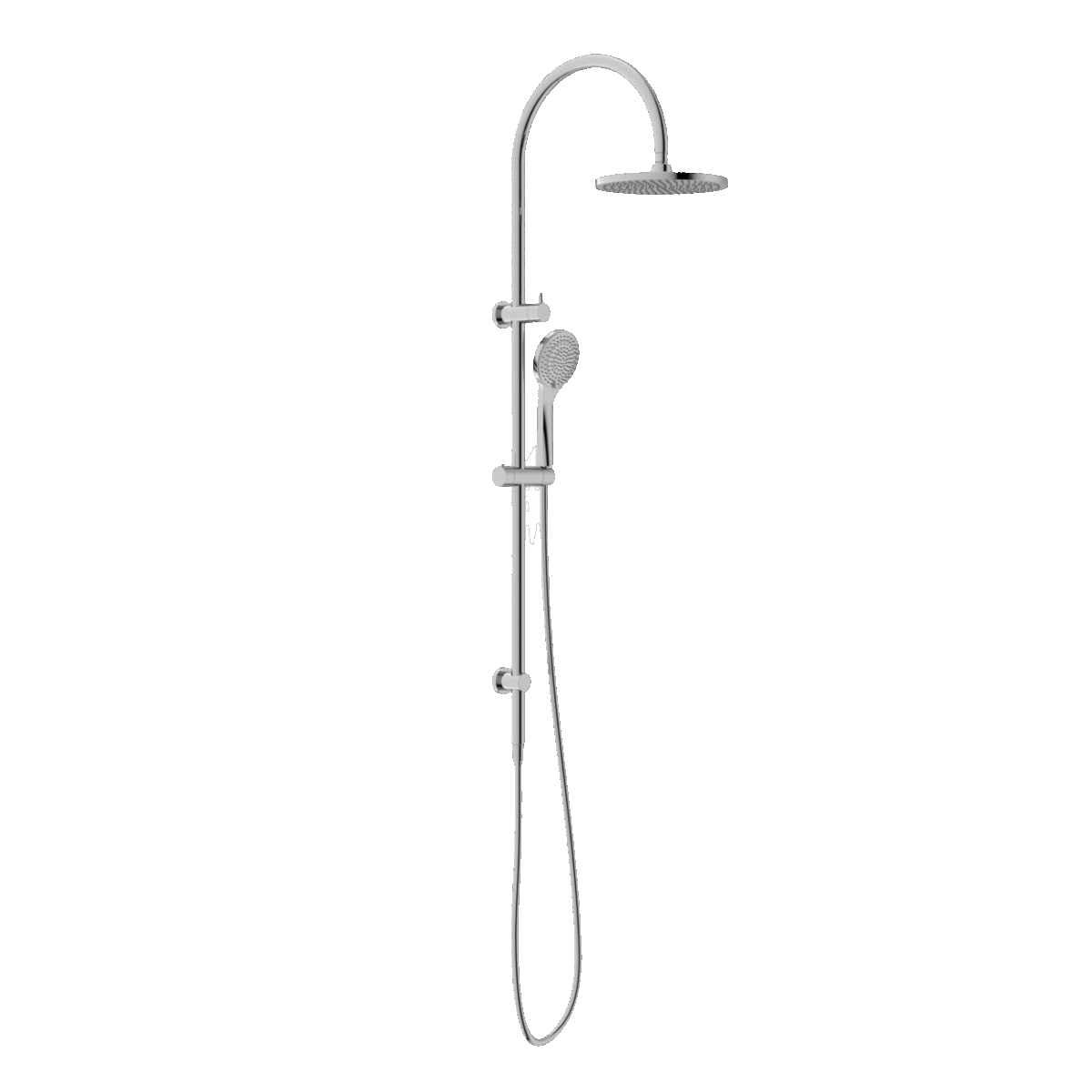 Nero Mecca Twin Shower With Air Shower Chrome | NR221905bCH