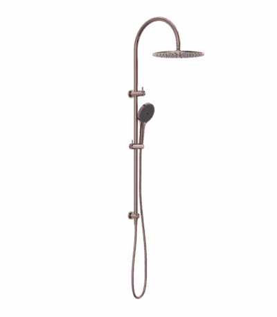 Nero Mecca Twin Shower With Air Shower Ii Brushed Bronze | NR221905HBZ