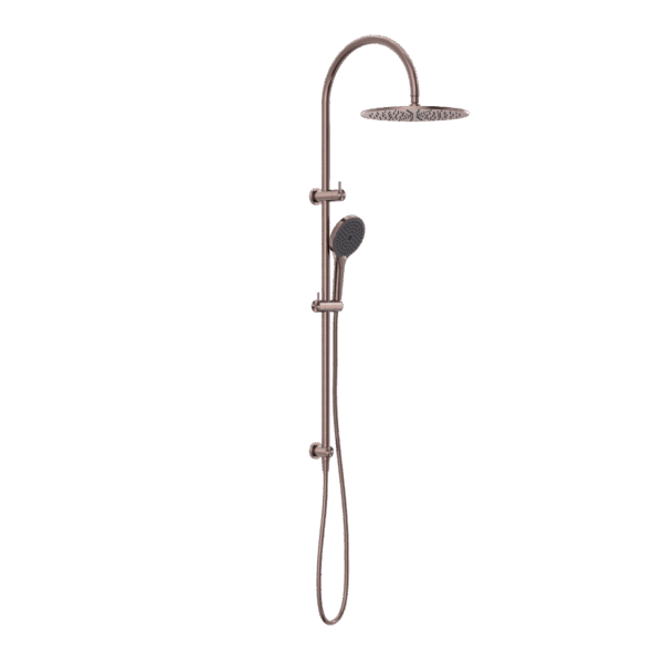 Nero Mecca Twin Shower With Air Shower Ii Brushed Bronze | NR221905HBZ