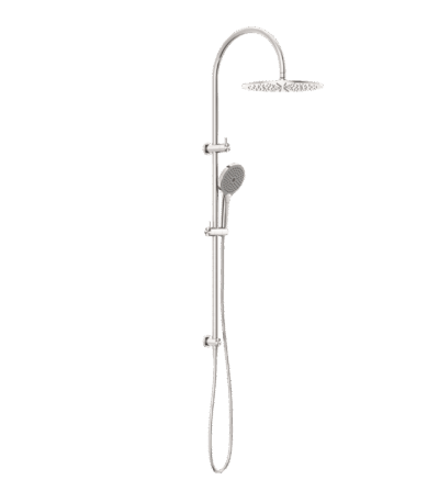 Nero Mecca Twin Shower With Air Shower Ii Brushed Nickel | NR221905HBN