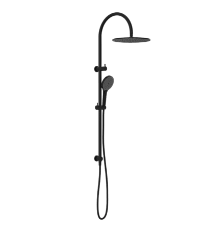 Nero Mecca Twin Shower With Air Shower Ii Matte Black | NR221905HMB