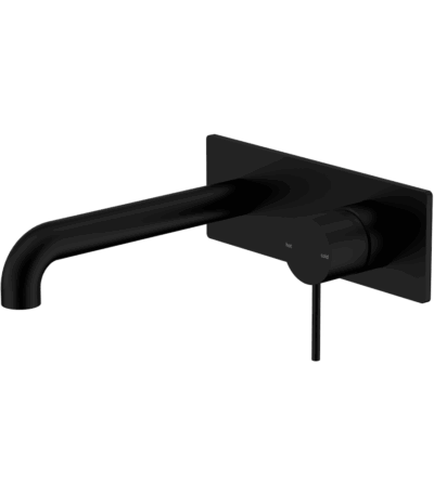 Nero Mecca Wall Basin/Bath Mixer 120mm Matte Black | NR221910A120MB