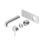 Nero Mecca Wall Basin/Bath Mixer 120mm Trim Kits Only Chrome | NR221910A120TCH