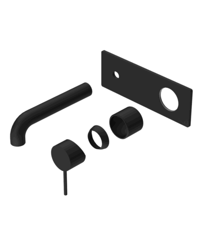 Nero Mecca Wall Basin/Bath Mixer 260mm Trim Kits Only Matte Black | NR221910A260TMB