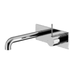 Nero Mecca Wall Basin/Bath Mixer Handle Up 120mm Chrome | NR221910B120CH