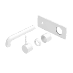 Nero Mecca Wall Basin/Bath Mixer Handle Up 260mm Trim Kits Only Matte White | NR221910B260TMW