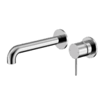 Nero Mecca Wall Basin/Bath Mixer Separate Back Plate 120mm Chrome | NR221910C120CH