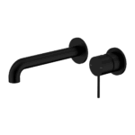 Nero Mecca Wall Basin/Bath Mixer Separate Back Plate 120mm Matte Black | NR221910C120MB