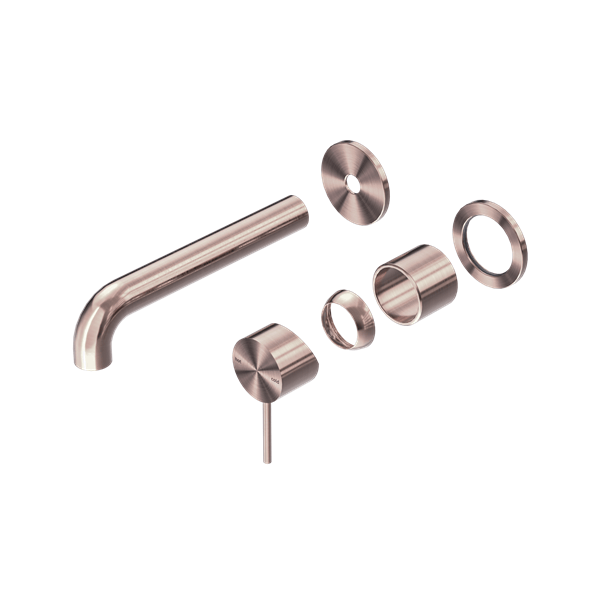 Nero Mecca Wall Basin/Bath Mixer Separate Back Plate 120mm Trim Kits Only Brushed Bronze | NR221910C120TBZ