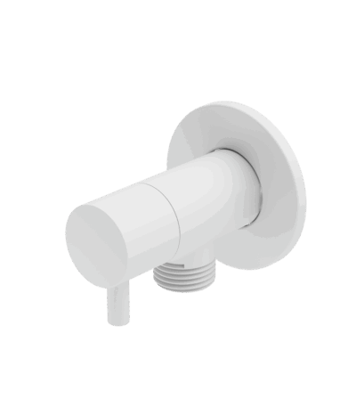 Nero Mini Cistern Stop 1/4 Turn Matte White | NR262109EMW