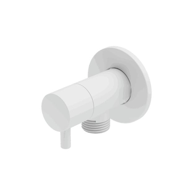 Nero Mini Cistern Stop 1/4 Turn Matte White | NR262109EMW