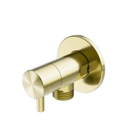 Nero Mini Cistern Stop Brushed Gold | NR262109EBG