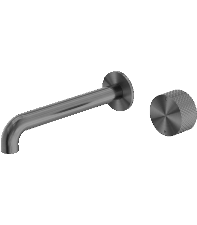 Nero Opal Progressive Wall Basin/Bath Set 185mm Graphite | NR252007a185GR