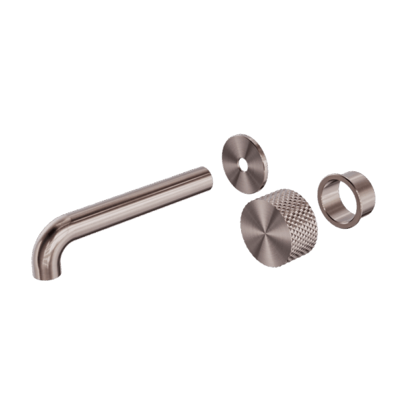 Nero Opal Progressive Wall Basin/Bath Set 185mm Trim Kits Only Brushed Bronze | NR252007at185BZ