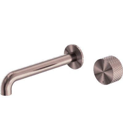 Nero Opal Progressive Wall Basin/Bath Set 230mm Brushed Bronze | NR252007a230BZ