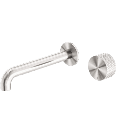 Nero Opal Progressive Wall Basin/Bath Set 260mm Brushed Nickel | NR252007a260BN