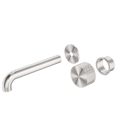 Nero Opal Progressive Wall Basin/Bath Set 260mm Trim Kits Only Brushed Nickel | NR252007at260BN