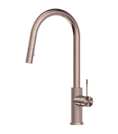 Nero Opal Pull Out Sink Mixer With Vegie Spray Function Brushed Bronze | NR251908BZ