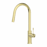 Nero Opal Pull Out Sink Mixer With Vegie Spray Function Brushed Gold | NR251908BG