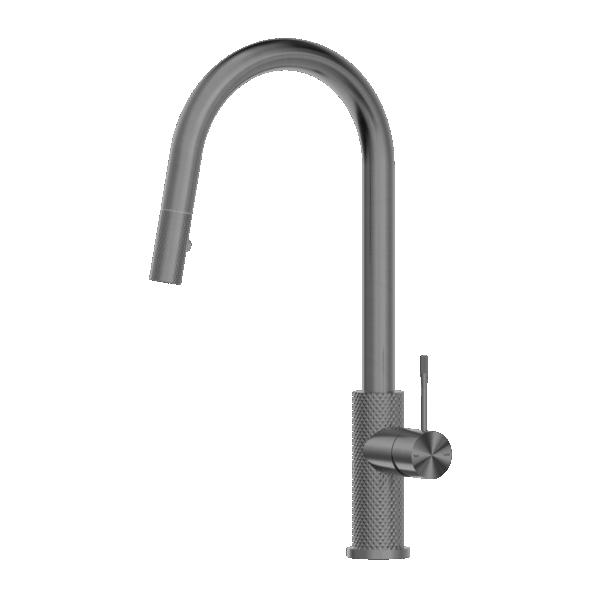 Nero Opal Pull Out Sink Mixer With Vegie Spray Function Graphite | NR251908GR