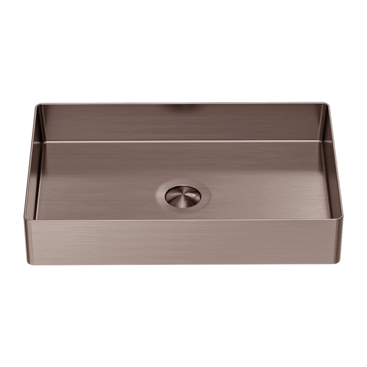 Nero Opal Rectangle Stainless Steel Basin Brushed Bronze | NRB3555BZ