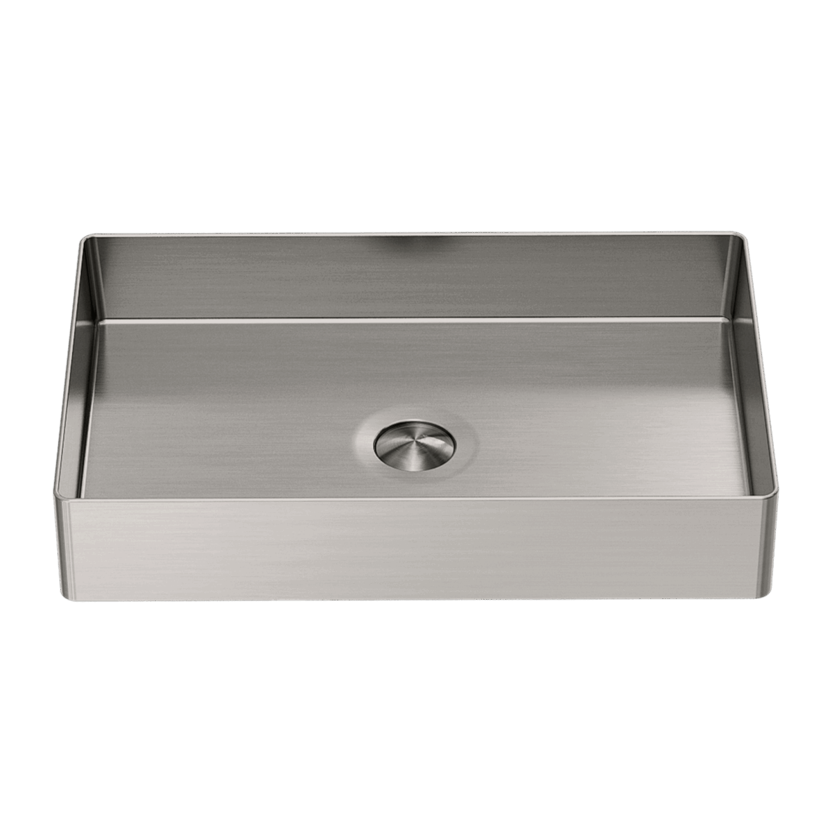 Nero Opal Rectangle Stainless Steel Basin Brushed Nickel | NRB3555BN