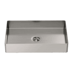 Nero Opal Rectangle Stainless Steel Basin Brushed Nickel | NRB3555BN