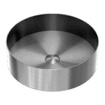 Nero Opal Round 400mm Stainless Steel Basin Graphite | NRB401rGR