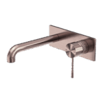 Nero Opal Wall Basin/Bath Mixer 120mm Brushed Bronze | NR251907A120BZ