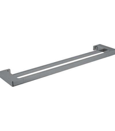 Nero Pearl Double Towel Rail 800mm Gun Metal | NR8030dGM