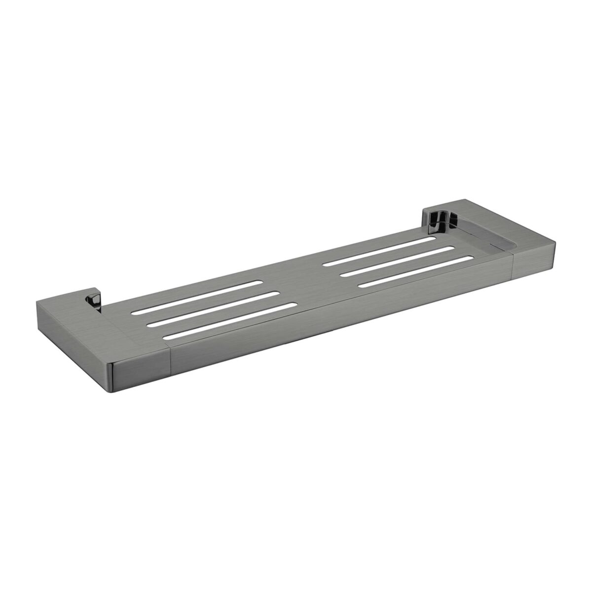 Nero Pearl Metal Shower Shelf Gun Metal | NR8087aGM