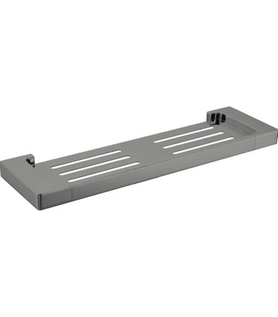 Nero Pearl Metal Shower Shelf Gun Metal | NR8087aGM
