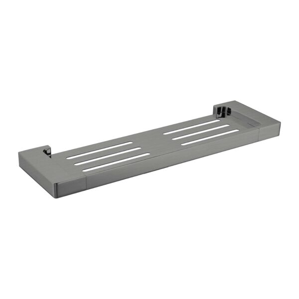 Nero Pearl Metal Shower Shelf Gun Metal | NR8087aGM
