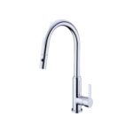 Nero Pearl Pull Out Sink Mixer With Vegie Spray Function Chrome | NR231708CH