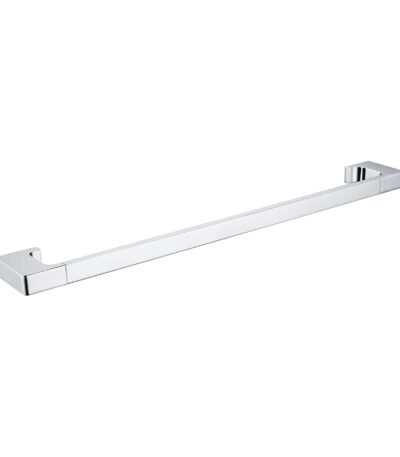 Nero Pearl Single Towel Rail 600mm Chrome | NR8024CH