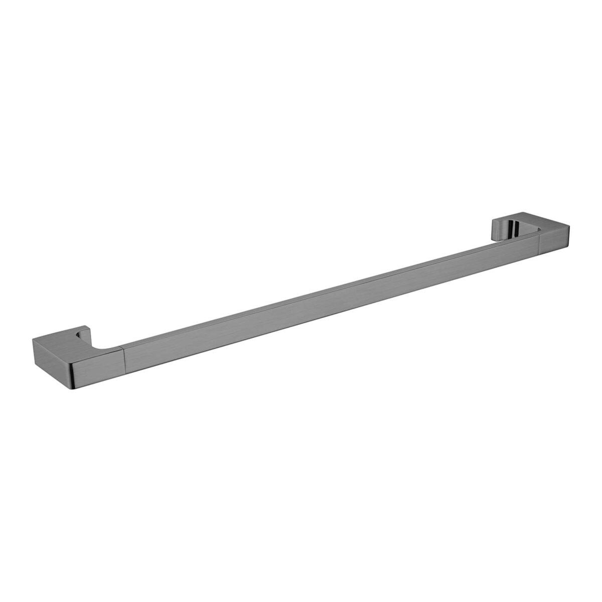Nero Pearl Single Towel Rail 600mm Gun Metal | NR8024GM